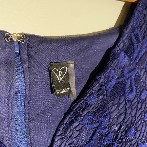 Flouncy blue prom dress - Picture 4 of 4